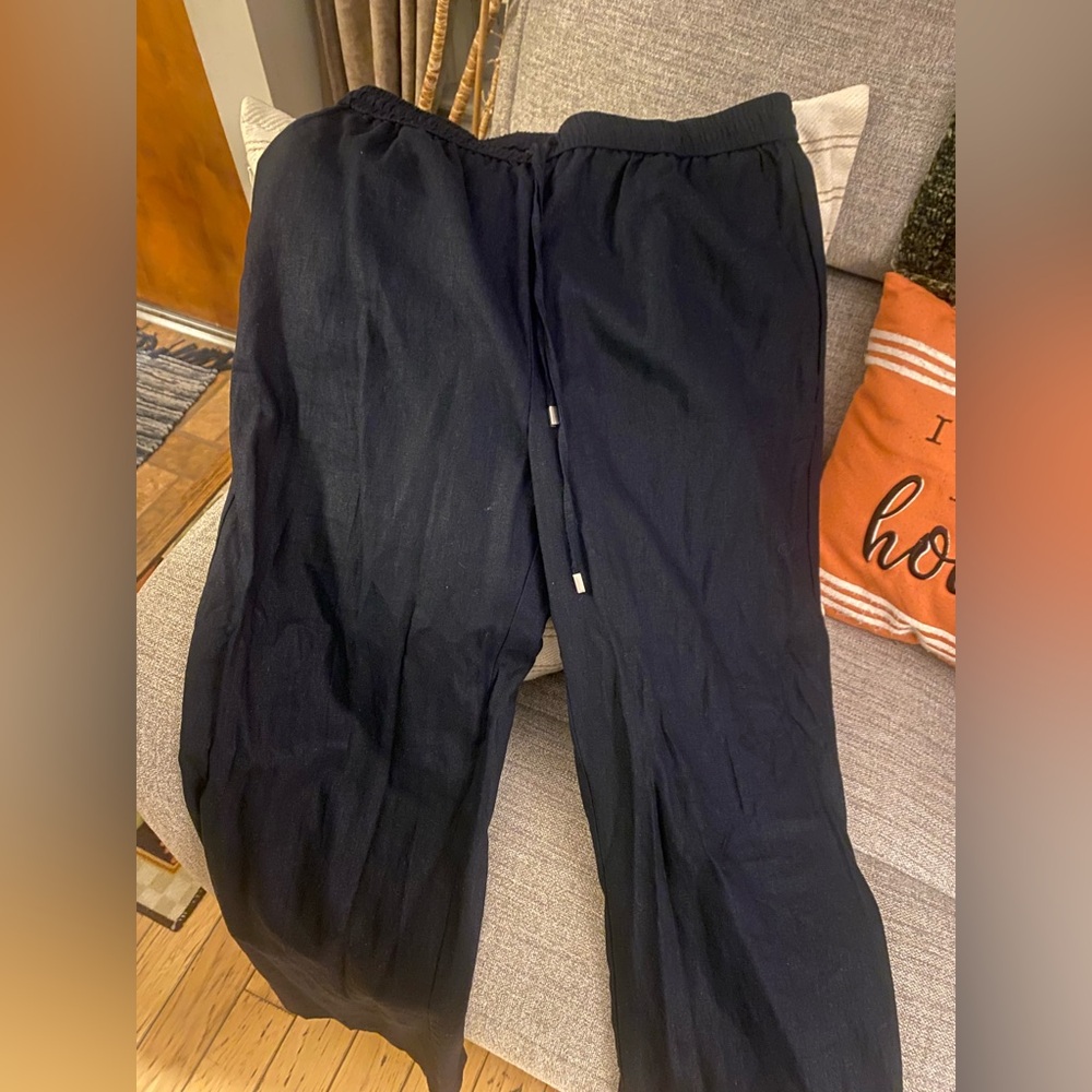 Zara Midnight Blue Wide Leg - Floaty Style Very comfortable! Size Large